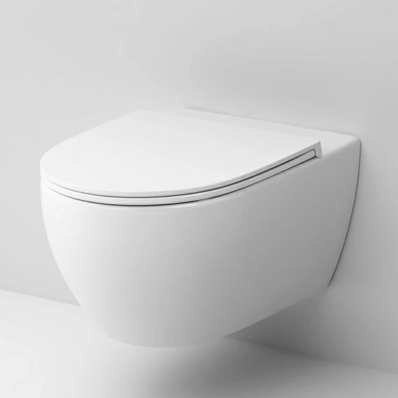 Унитаз подвесной AM.PM Awe C111700WH безободковый c сиденьем микролифт, белый